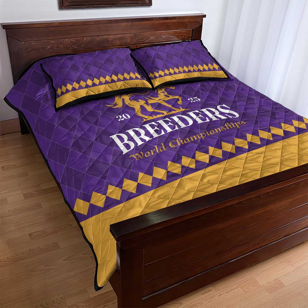 Personalized Breeders Horse Racing 2025 Quilt Bed Set Del Mar Awaits - Wonder Print Shop