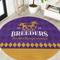 Personalized Breeders Horse Racing 2025 Round Carpet Del Mar Awaits - Wonder Print Shop
