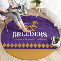 Personalized Breeders Horse Racing 2025 Round Carpet Del Mar Awaits - Wonder Print Shop