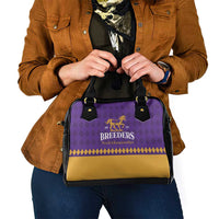 Personalized Breeders Horse Racing 2025 Shoulder Handbag Del Mar Awaits - Wonder Print Shop