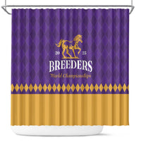 Personalized Breeders Horse Racing 2025 Shower Curtain Del Mar Awaits - Wonder Print Shop