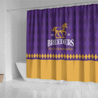Personalized Breeders Horse Racing 2025 Shower Curtain Del Mar Awaits - Wonder Print Shop
