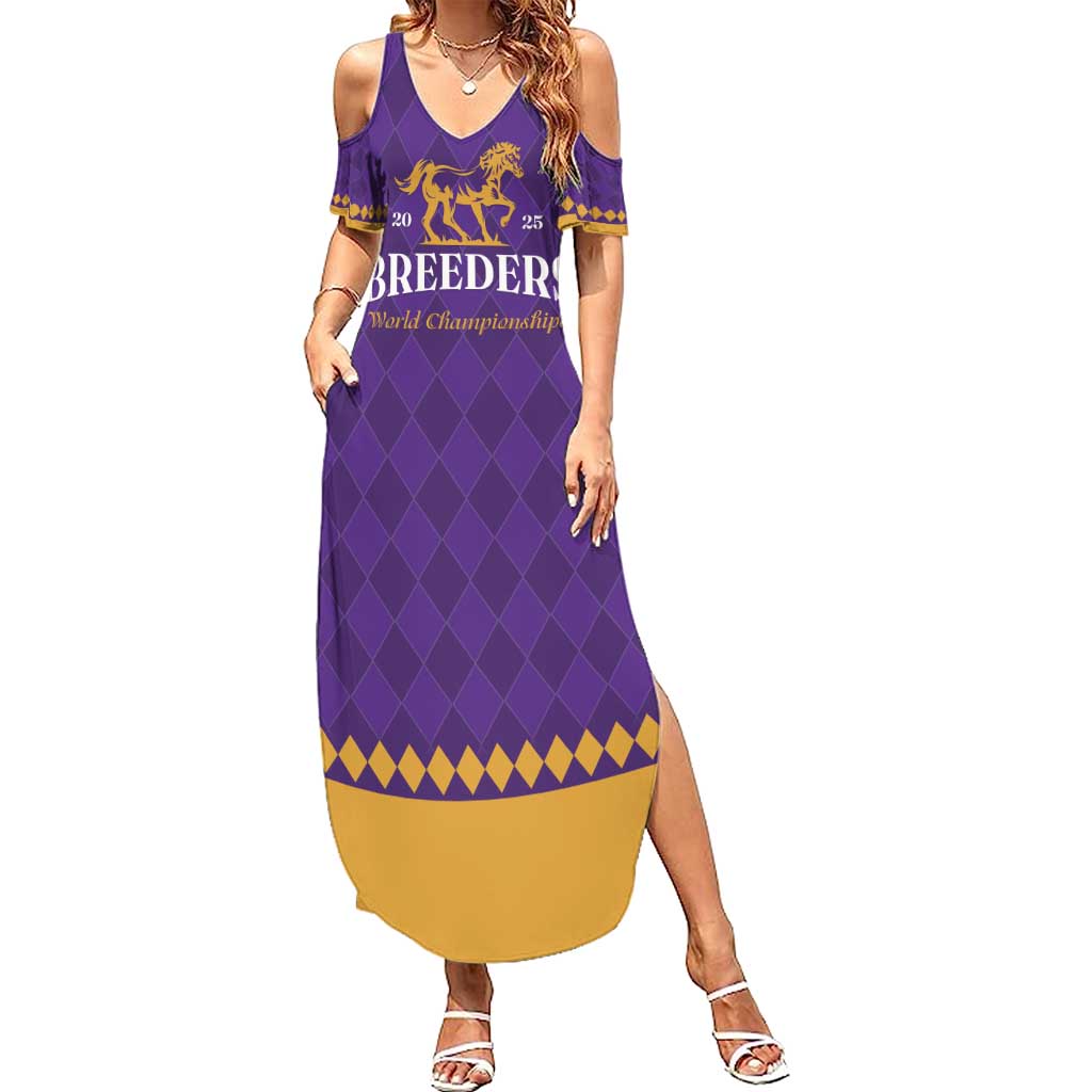 Personalized Breeders Horse Racing 2025 Summer Maxi Dress Del Mar Awaits - Wonder Print Shop