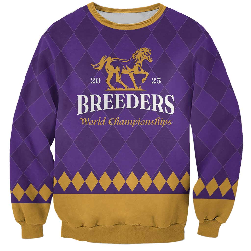 Personalized Breeders Horse Racing 2025 Sweatshirt Del Mar Awaits - Wonder Print Shop