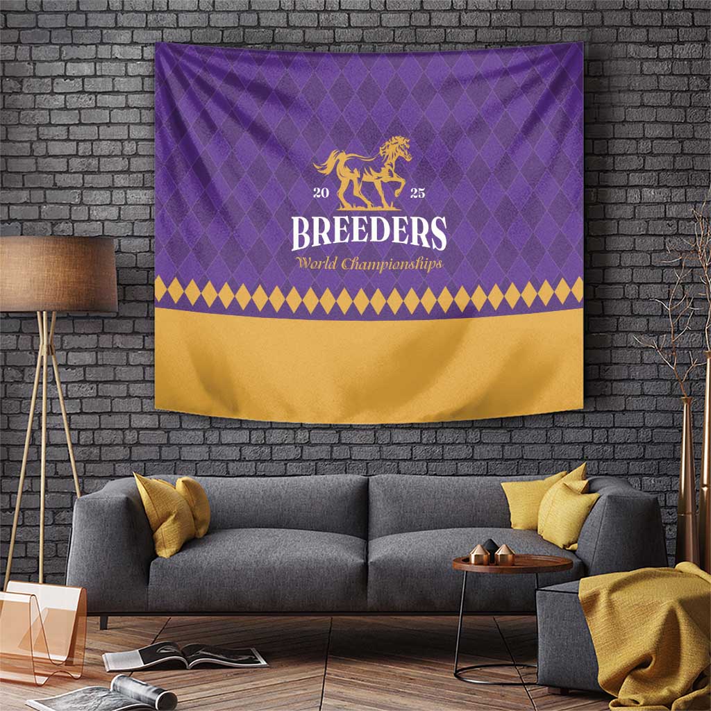 Personalized Breeders Horse Racing 2025 Tapestry Del Mar Awaits - Wonder Print Shop