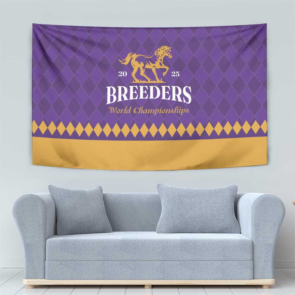 Personalized Breeders Horse Racing 2025 Tapestry Del Mar Awaits - Wonder Print Shop