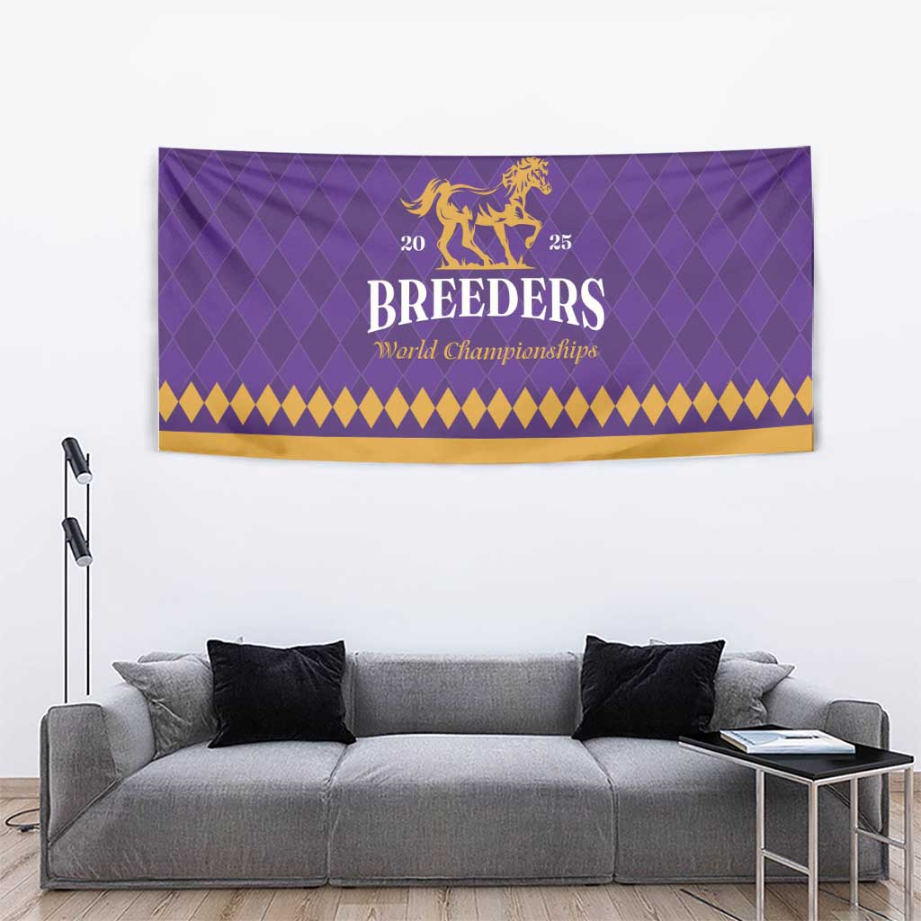 Personalized Breeders Horse Racing 2025 Tapestry Del Mar Awaits - Wonder Print Shop