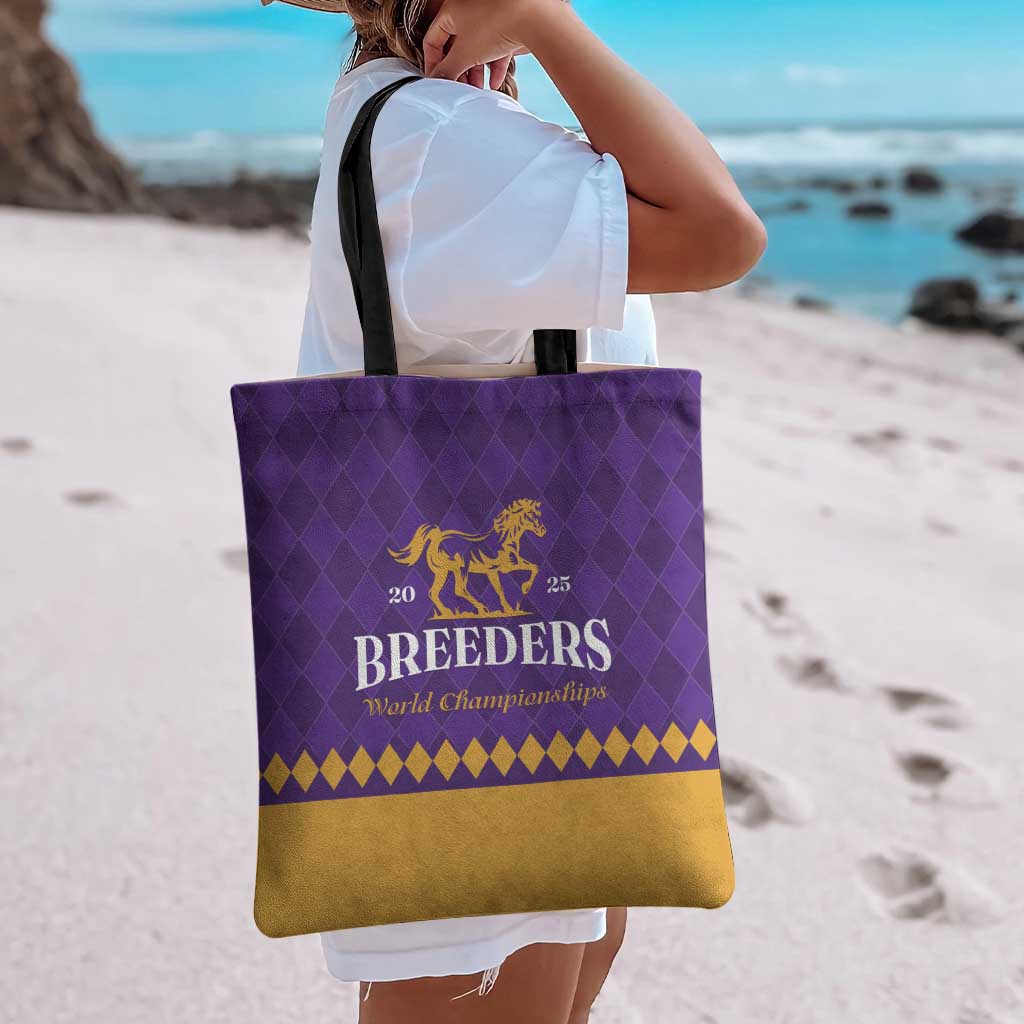 Personalized Breeders Horse Racing 2025 Tote Bag Del Mar Awaits - Wonder Print Shop
