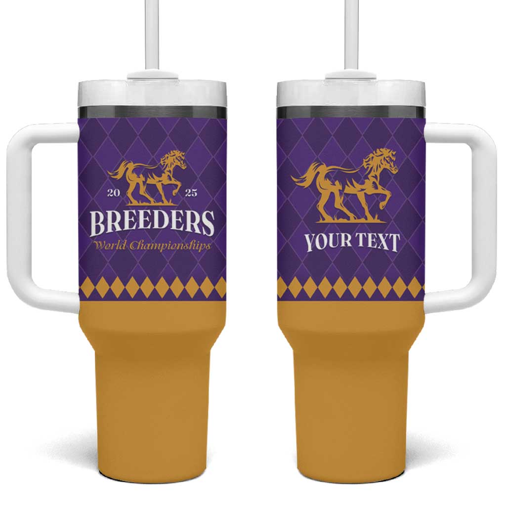 Personalized Breeders Horse Racing 2025 Tumbler With Handle Del Mar Awaits - Wonder Print Shop