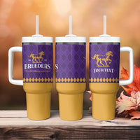 Personalized Breeders Horse Racing 2025 Tumbler With Handle Del Mar Awaits - Wonder Print Shop