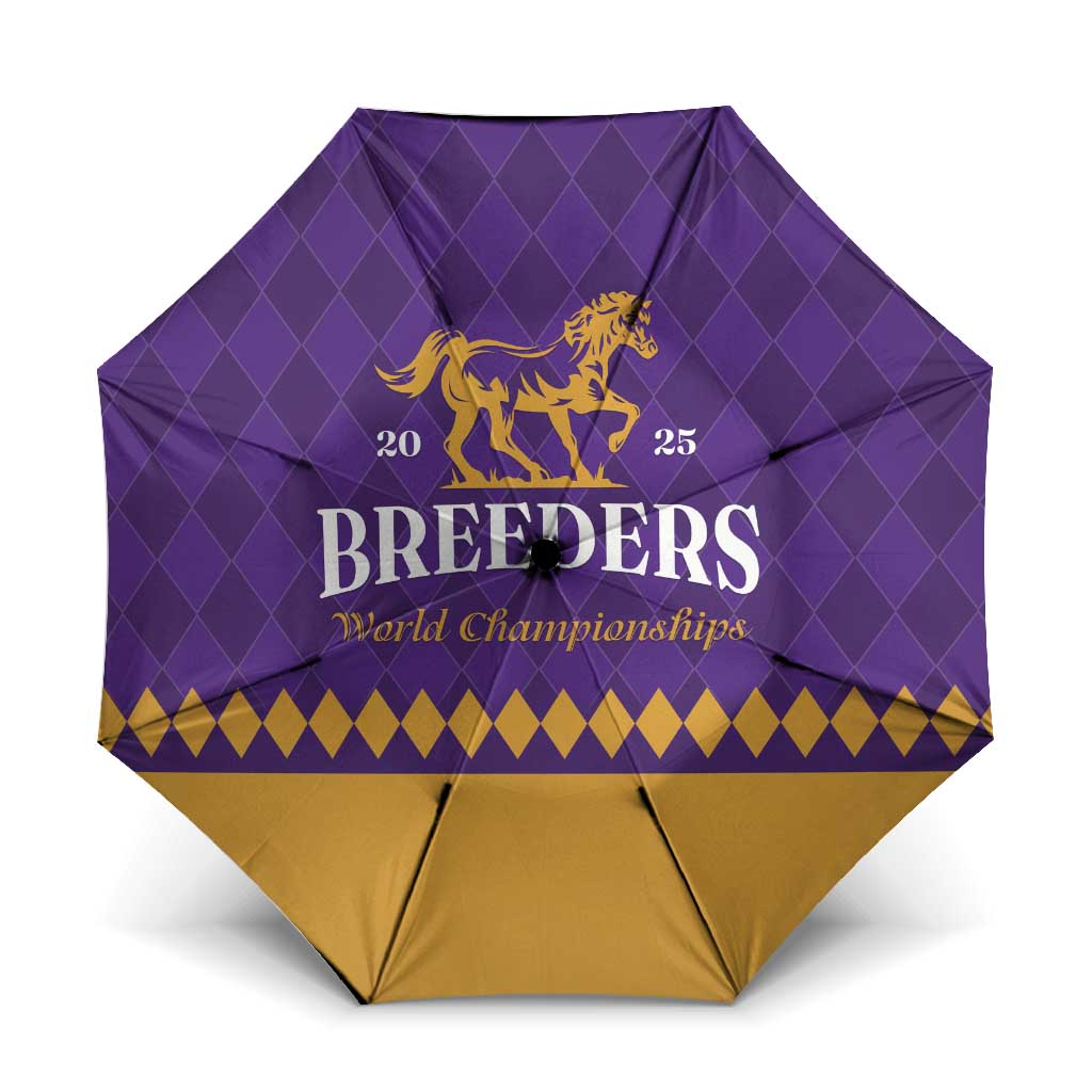 Personalized Breeders Horse Racing 2025 Umbrella Del Mar Awaits - Wonder Print Shop