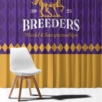Personalized Breeders Horse Racing 2025 Window Curtain Del Mar Awaits - Wonder Print Shop