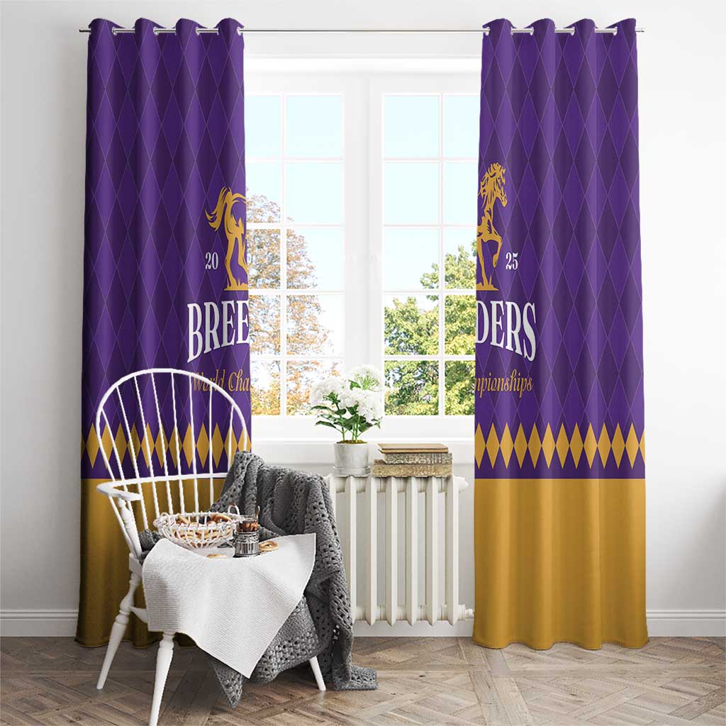 Personalized Breeders Horse Racing 2025 Window Curtain Del Mar Awaits - Wonder Print Shop