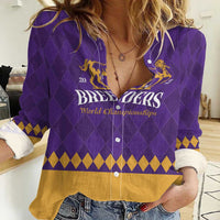 Personalized Breeders Horse Racing 2025 Women Casual Shirt Del Mar Awaits - Wonder Print Shop