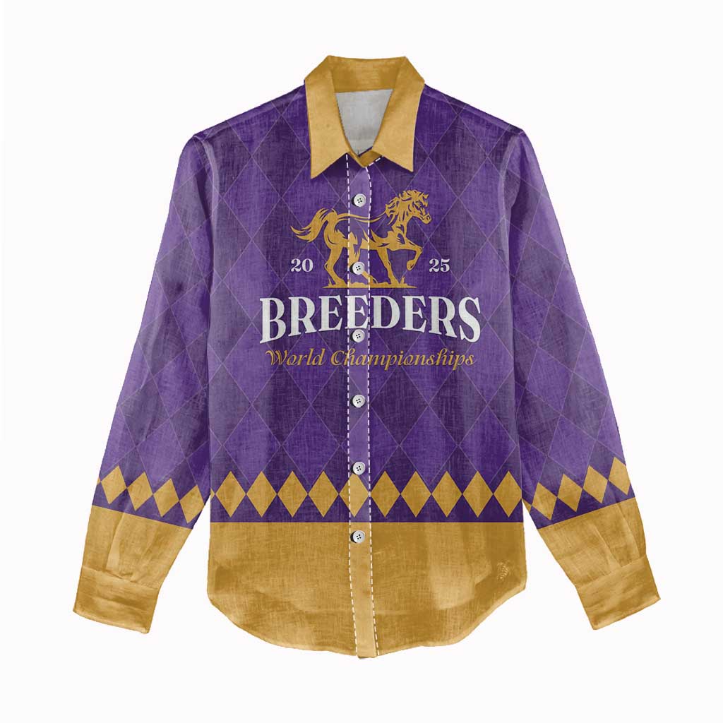 Personalized Breeders Horse Racing 2025 Women Casual Shirt Del Mar Awaits - Wonder Print Shop