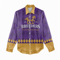 Personalized Breeders Horse Racing 2025 Women Casual Shirt Del Mar Awaits - Wonder Print Shop