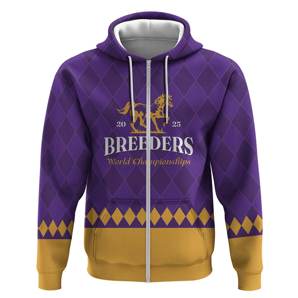 Personalized Breeders Horse Racing 2025 Zip Hoodie Del Mar Awaits - Wonder Print Shop
