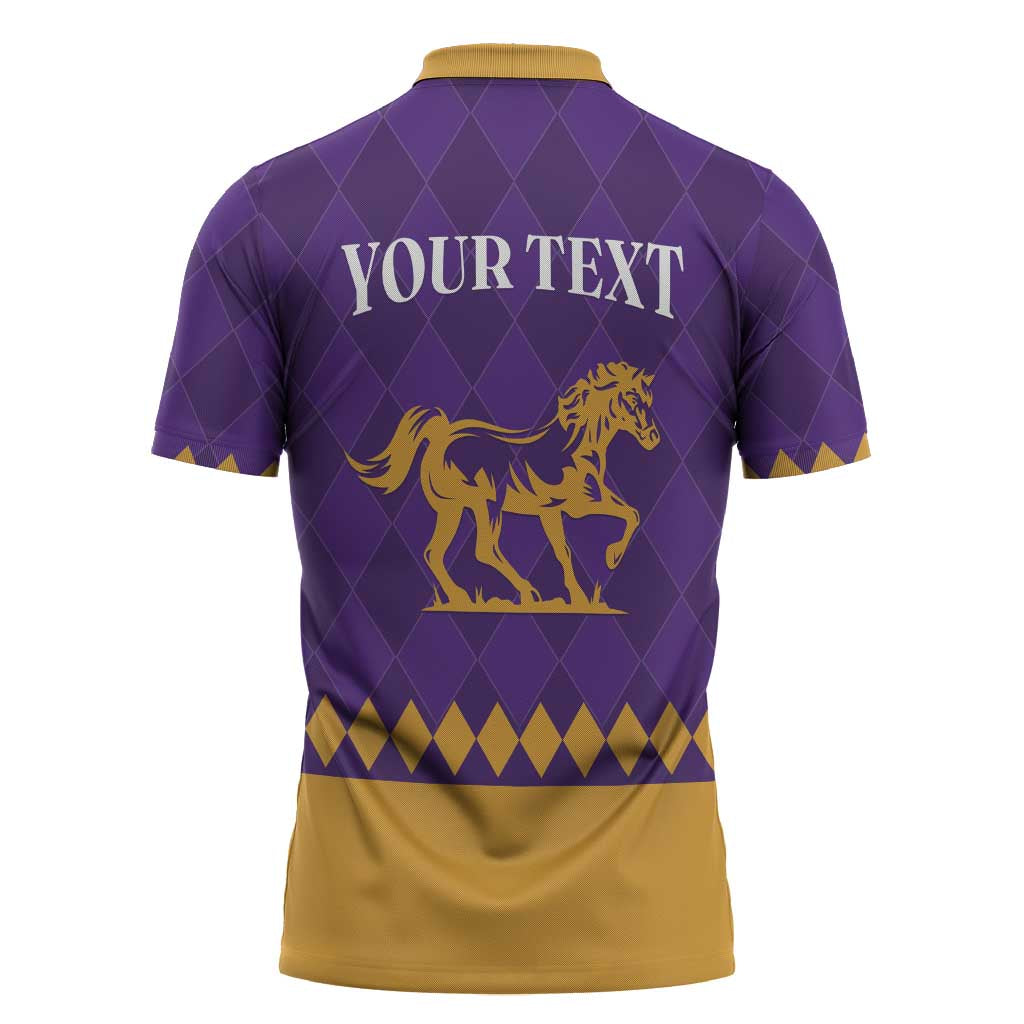 Personalized Breeders Horse Racing 2025 Zipper Polo Shirt Del Mar Awaits - Wonder Print Shop
