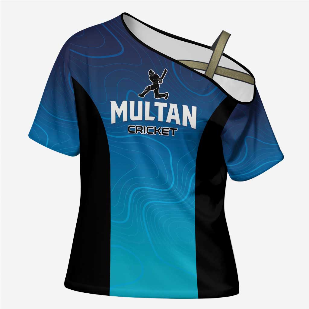 Custom Multan Cricket Cross Shoulder Shirt Sultan Dreams Do Come True - Wonder Print Shop