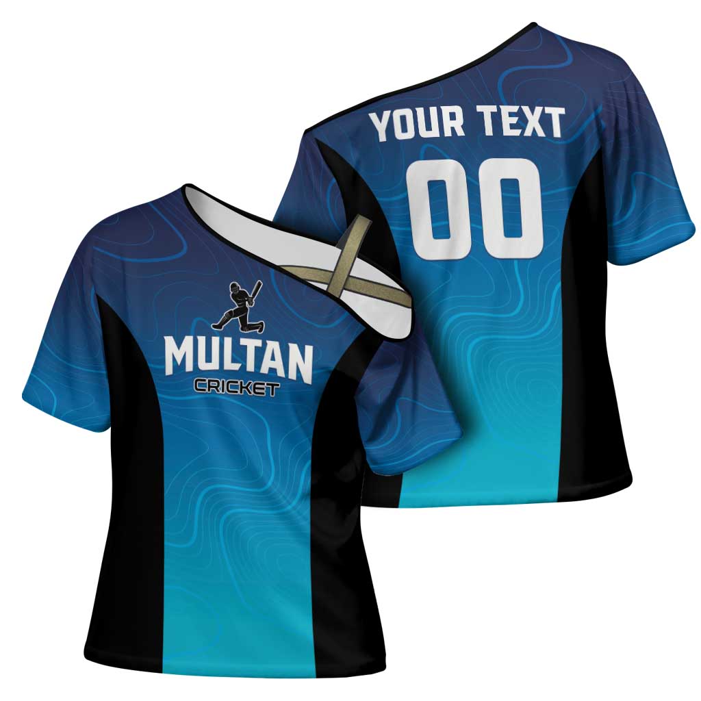 Custom Multan Cricket Cross Shoulder Shirt Sultan Dreams Do Come True - Wonder Print Shop