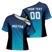 Custom Multan Cricket Cross Shoulder Shirt Sultan Dreams Do Come True - Wonder Print Shop