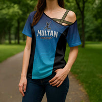 Custom Multan Cricket Cross Shoulder Shirt Sultan Dreams Do Come True - Wonder Print Shop