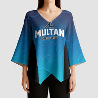 Custom Multan Cricket Kimono Sleeve Blouse Sultan Dreams Do Come True - Wonder Print Shop