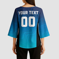 Custom Multan Cricket Kimono Sleeve Blouse Sultan Dreams Do Come True - Wonder Print Shop