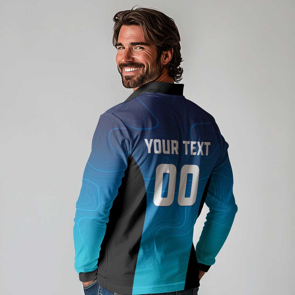 Custom Multan Cricket Long Sleeve Polo Shirt Sultan Dreams Do Come True - Wonder Print Shop