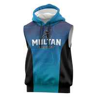 Custom Multan Cricket Sleeveless Hoodie Sultan Dreams Do Come True - Wonder Print Shop