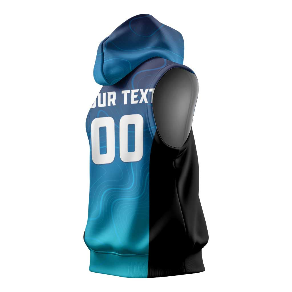 Custom Multan Cricket Sleeveless Hoodie Sultan Dreams Do Come True - Wonder Print Shop