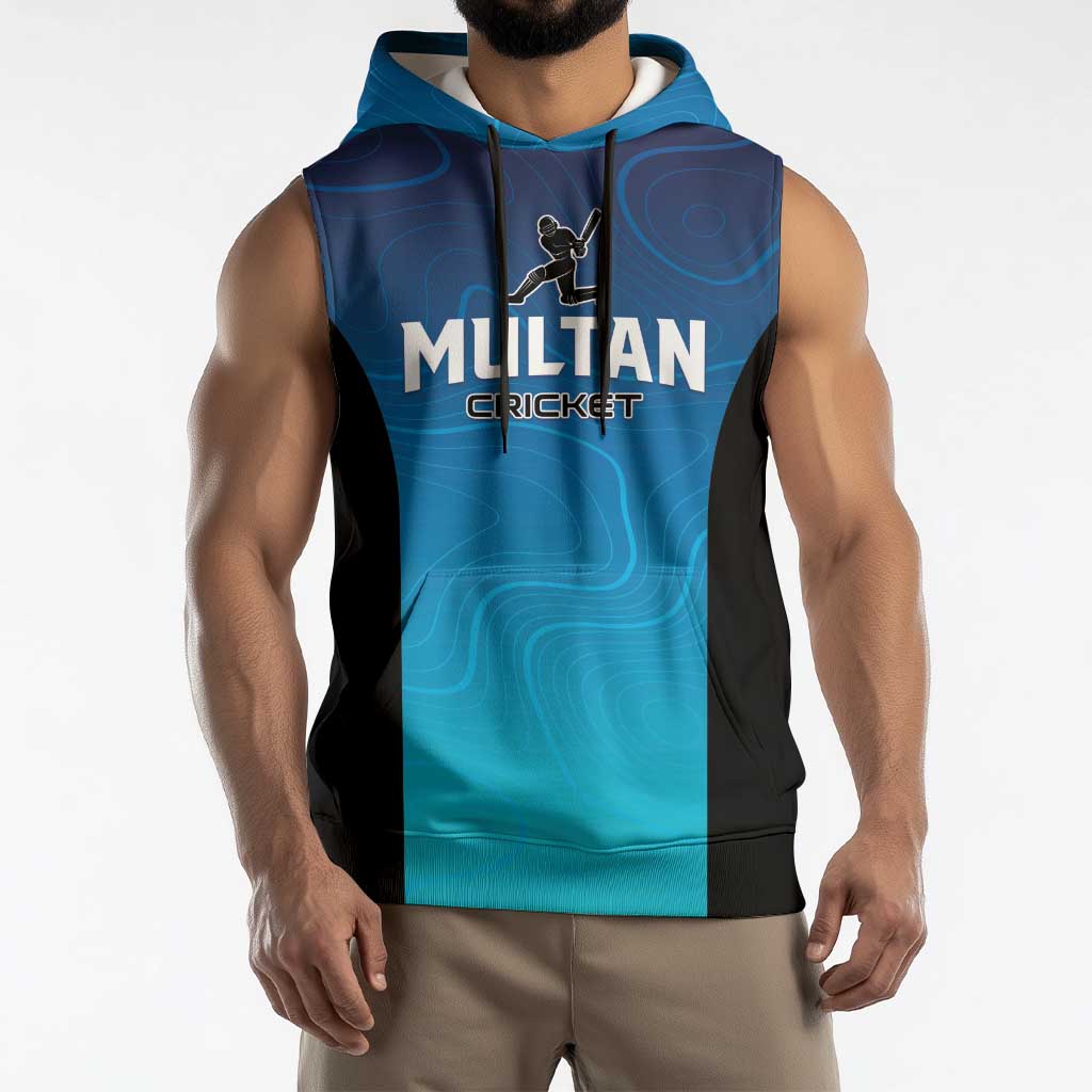 Custom Multan Cricket Sleeveless Hoodie Sultan Dreams Do Come True - Wonder Print Shop