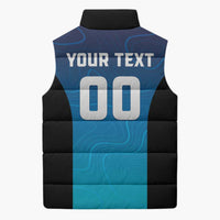 Custom Multan Cricket Sleeveless Puffer Jacket Sultan Dreams Do Come True - Wonder Print Shop