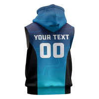 Custom Multan Cricket Sleeveless Zip Hoodie Sultan Dreams Do Come True - Wonder Print Shop