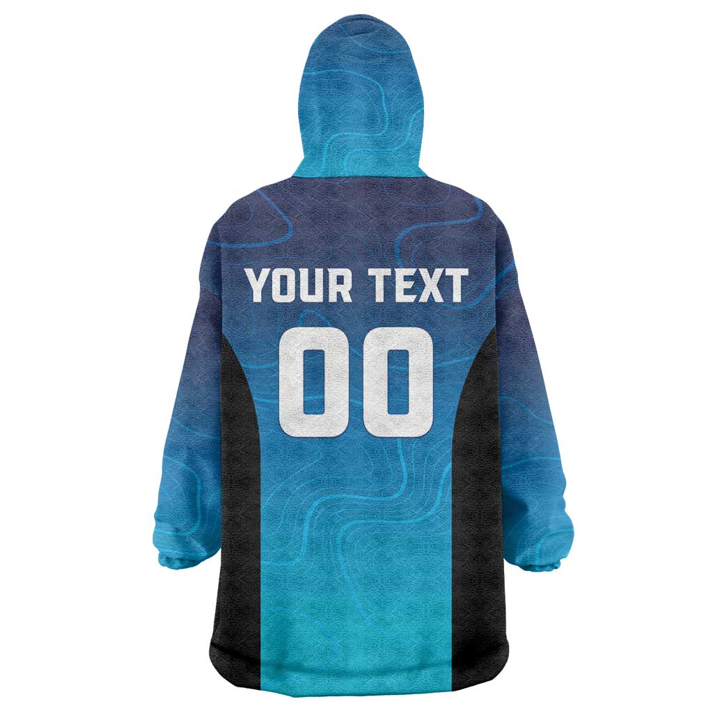 Custom Multan Cricket Wearable Blanket Hoodie Sultan Dreams Do Come True - Wonder Print Shop