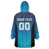Custom Multan Cricket Wearable Blanket Hoodie Sultan Dreams Do Come True - Wonder Print Shop