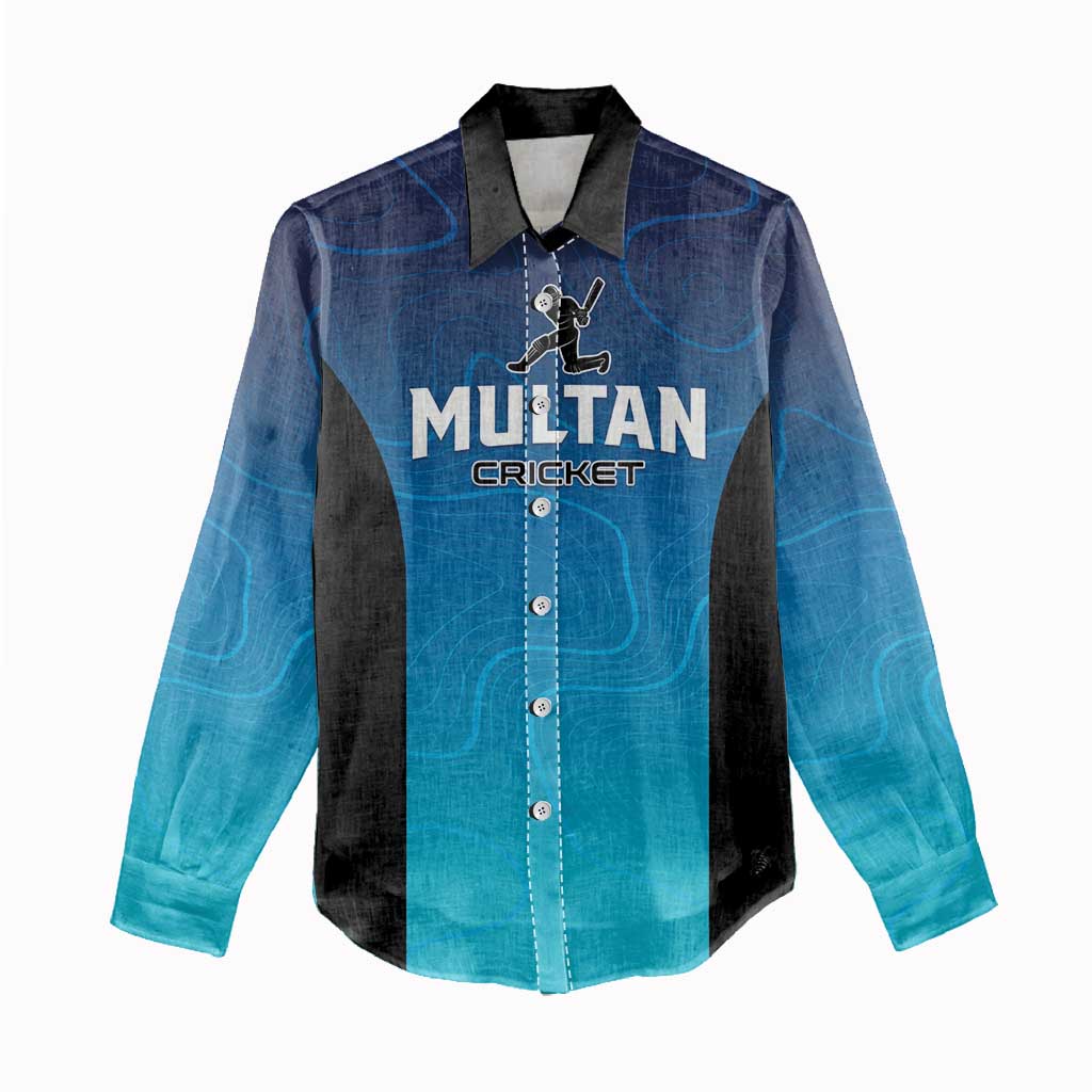 Custom Multan Cricket Women Casual Shirt Sultan Dreams Do Come True - Wonder Print Shop