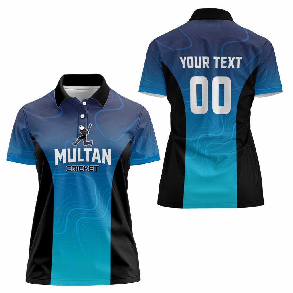 Custom Multan Cricket Women Polo Shirt Sultan Dreams Do Come True - Wonder Print Shop