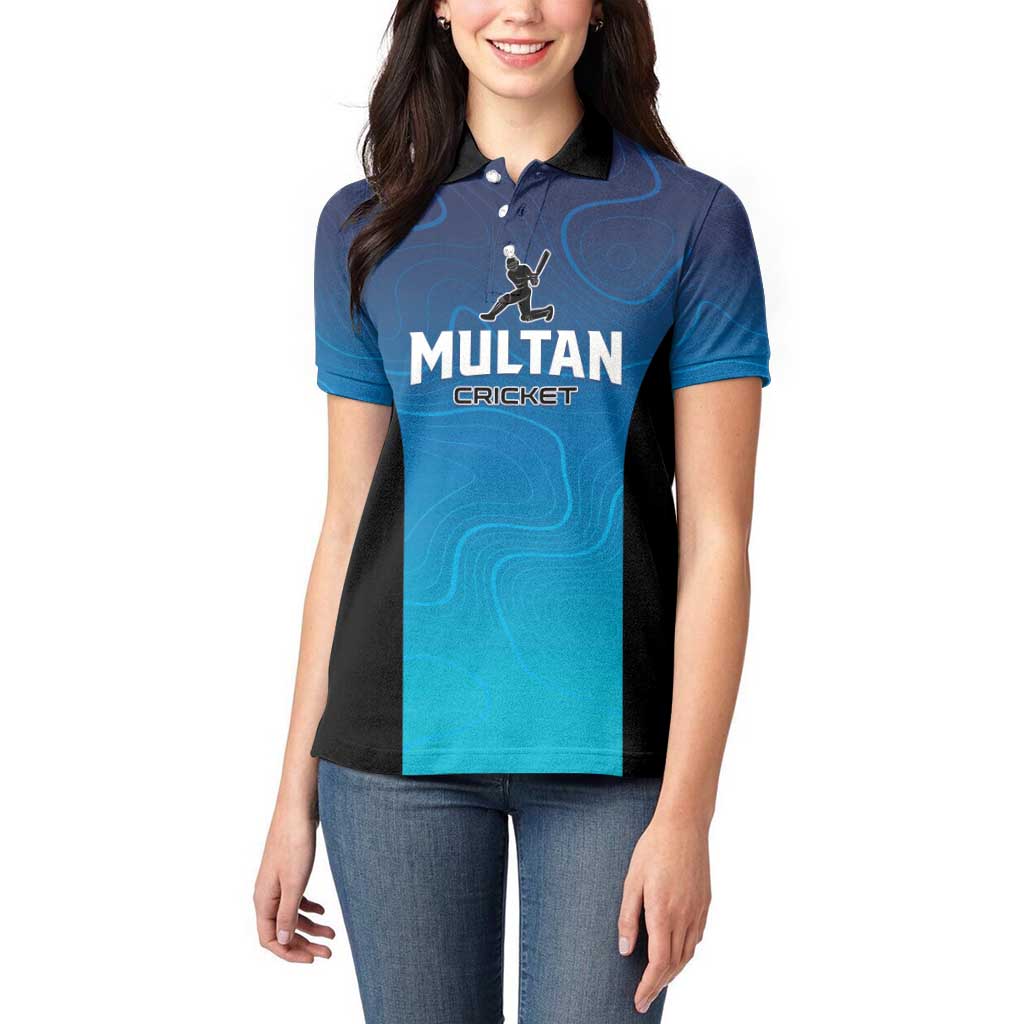 Custom Multan Cricket Women Polo Shirt Sultan Dreams Do Come True - Wonder Print Shop