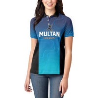 Custom Multan Cricket Women Polo Shirt Sultan Dreams Do Come True - Wonder Print Shop
