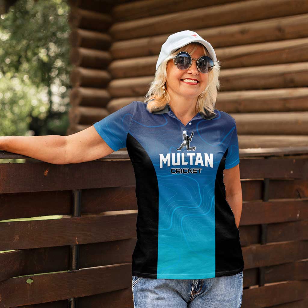 Custom Multan Cricket Women Polo Shirt Sultan Dreams Do Come True - Wonder Print Shop