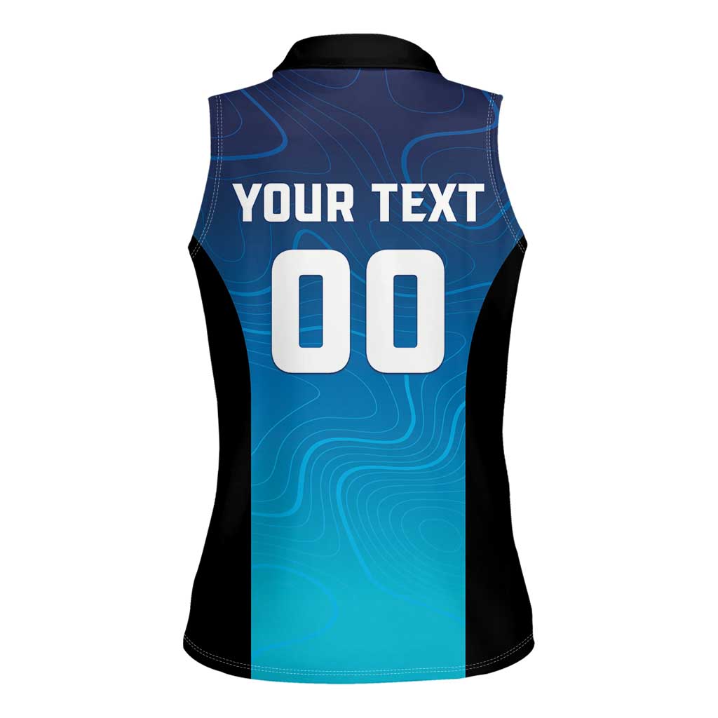 Custom Multan Cricket Women Sleeveless Polo Shirt Sultan Dreams Do Come True - Wonder Print Shop