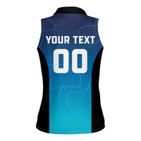 Custom Multan Cricket Women Sleeveless Polo Shirt Sultan Dreams Do Come True - Wonder Print Shop