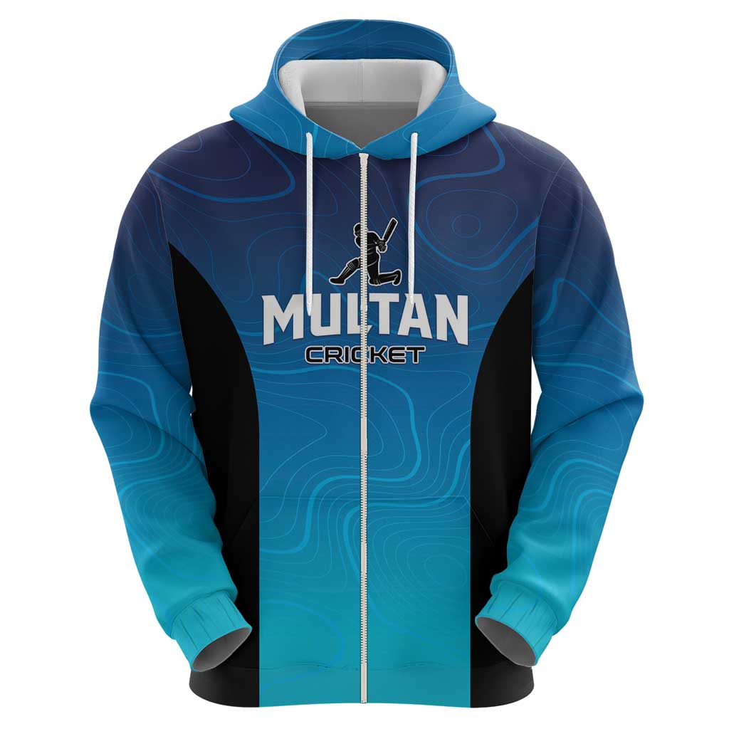 Custom Multan Cricket Zip Hoodie Sultan Dreams Do Come True - Wonder Print Shop