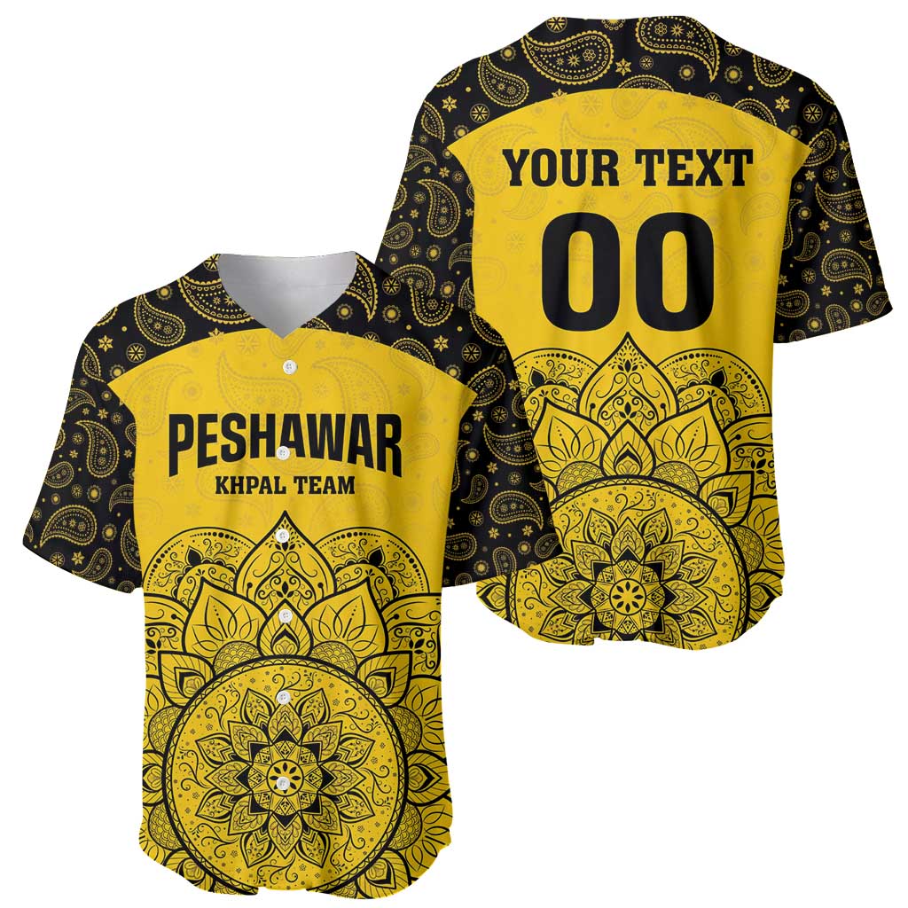 Custom Peshawar Cricket Baseball Jersey Hum Zalmi Hum Peshawar - Wonder Print Shop