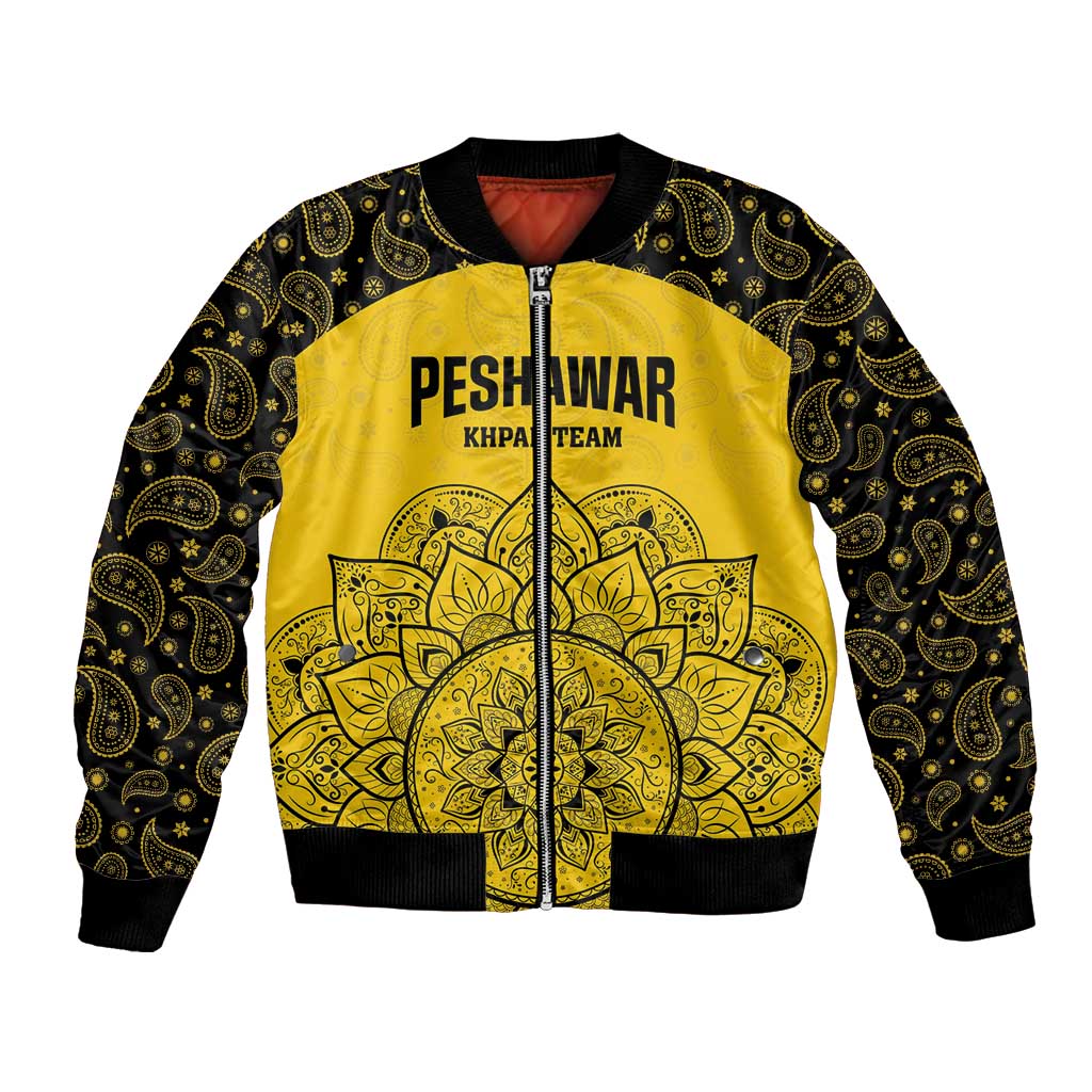 Custom Peshawar Cricket Bomber Jacket Hum Zalmi Hum Peshawar - Wonder Print Shop