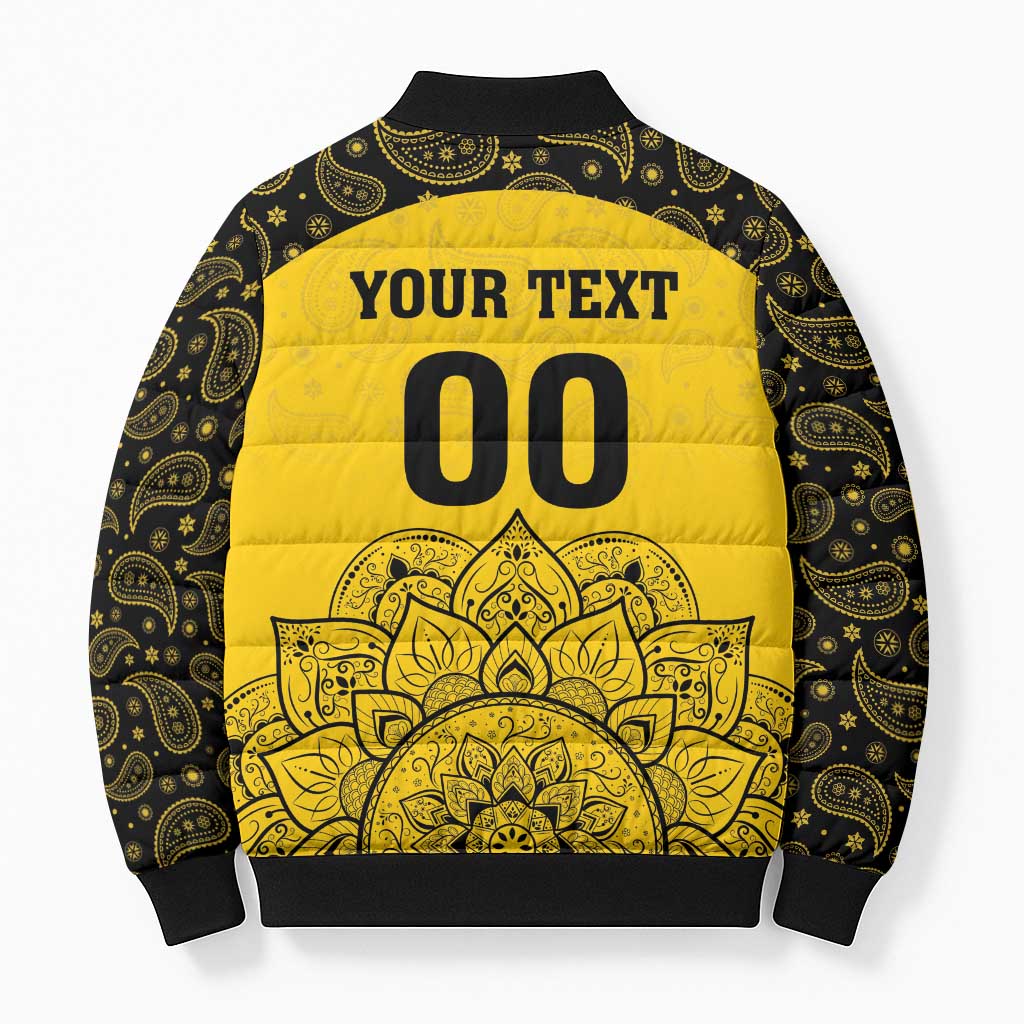 Custom Peshawar Cricket Bomber Puffer Jacket Hum Zalmi Hum Peshawar - Wonder Print Shop