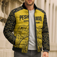 Custom Peshawar Cricket Bomber Puffer Jacket Hum Zalmi Hum Peshawar - Wonder Print Shop