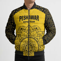 Custom Peshawar Cricket Bomber Puffer Jacket Hum Zalmi Hum Peshawar - Wonder Print Shop