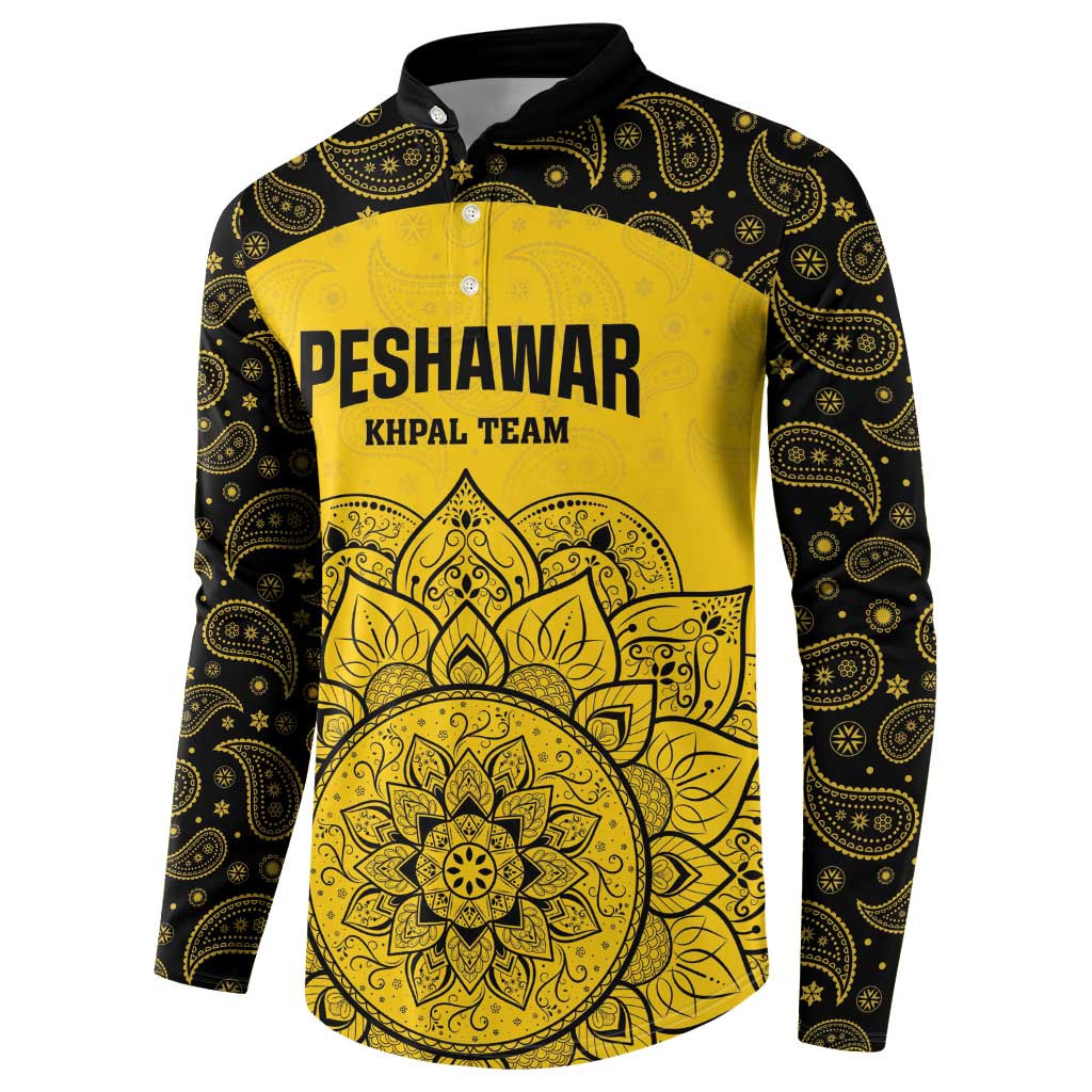 Custom Peshawar Cricket Button Sweatshirt Hum Zalmi Hum Peshawar - Wonder Print Shop